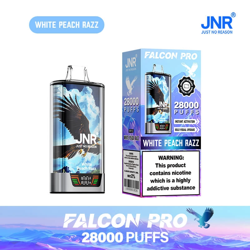 JNR Falcon Pro 28K Weißer Pfirsich Himbeere JNR Falcon Pro 28K Weißer Pfirsich Himbeere